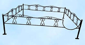 Ритуальная ограда «Катанка»